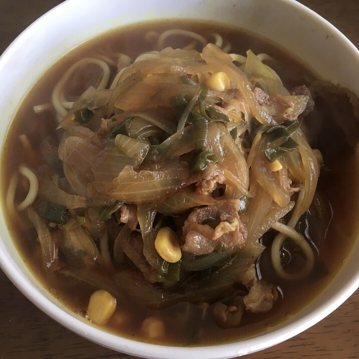 カレー鍋みたいな簡単カレー麺